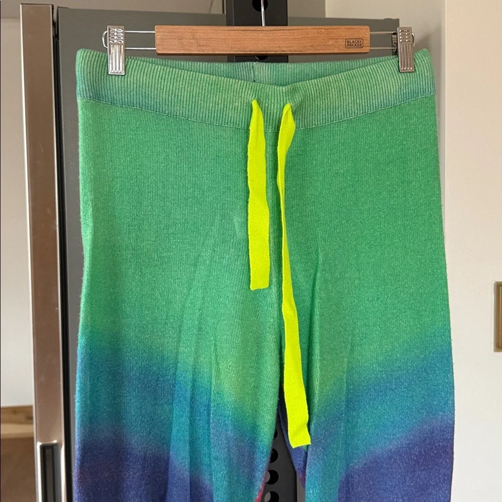 Brodie Cashmere Rainbow Lava Joggers Size M - Picture 4 of 14